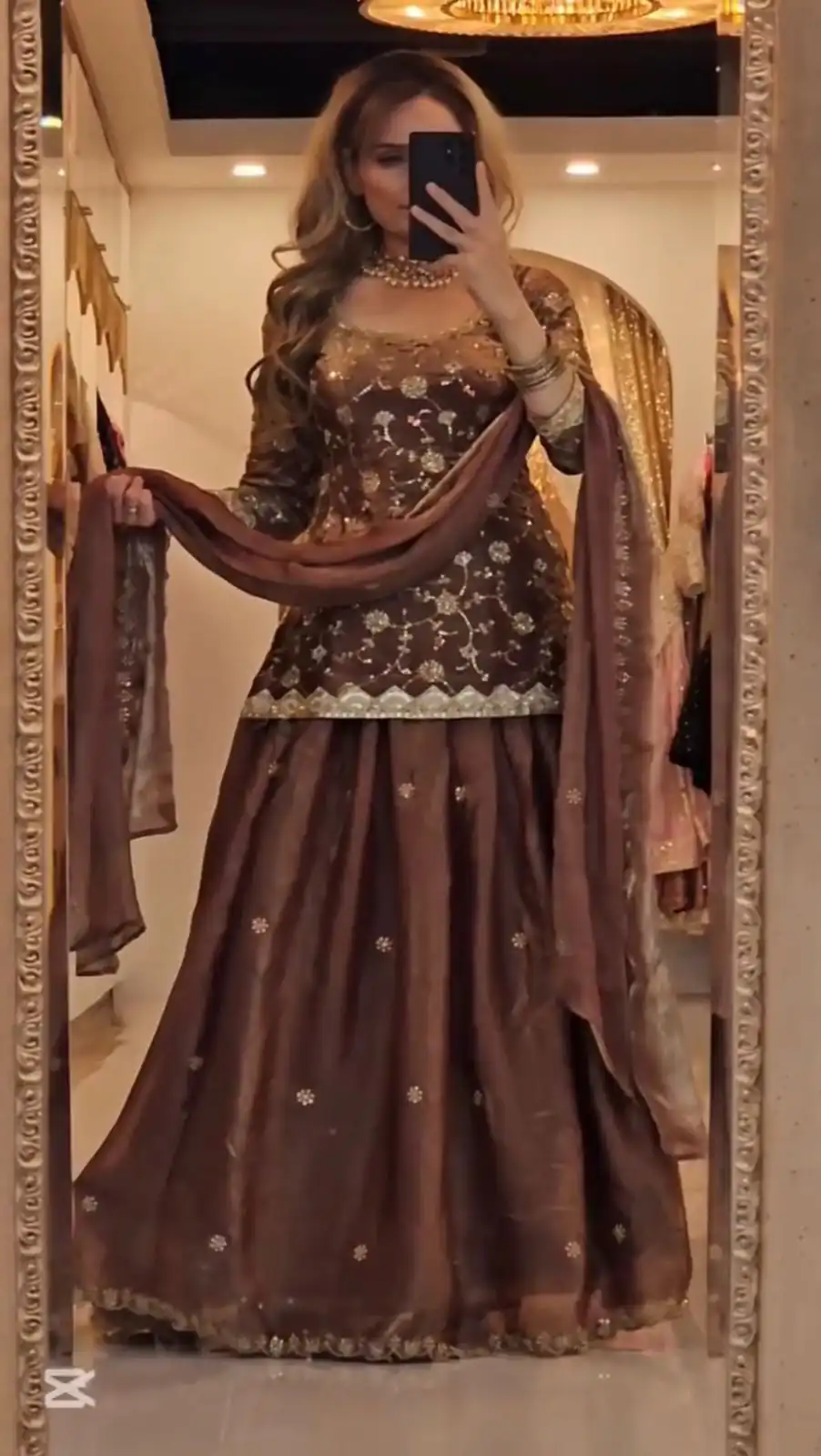 MF 473 Brown in Color Fandy Silk Designer Work Lehenga Choli . Affordable Price ₹2399. Delivery 4-6 Working Days. Shop now. | Lehenga, Bollywood Lehenga, Creative Lehenga, Designer Lehenga, Embroidered Lehenga, Party Wear Lehenga