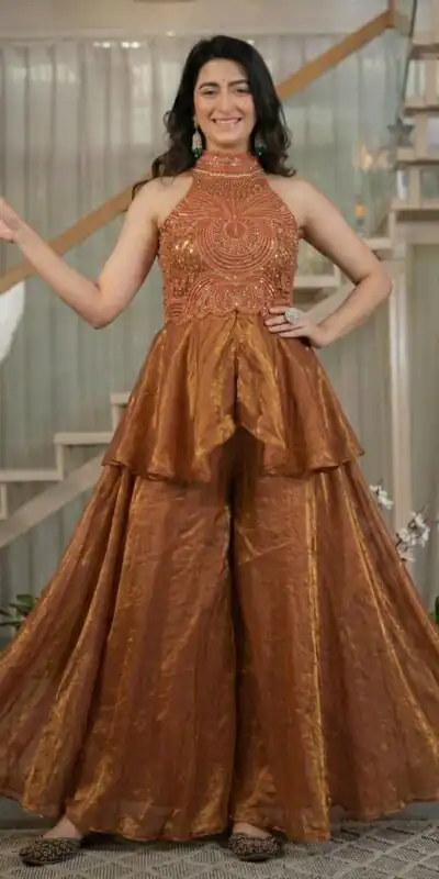 NF 1287 Rust in Color Fandy Silk Designer Work Salwar Suit . Affordable Price ₹2449. Delivery 4-6 Working Days. Shop now. | Jump Suits, Salwar suit, Designer Suits, Casual Suits, Creative suits, Palazzo Suits, Party Wear Suits, Patiala Suits, Straight Suits