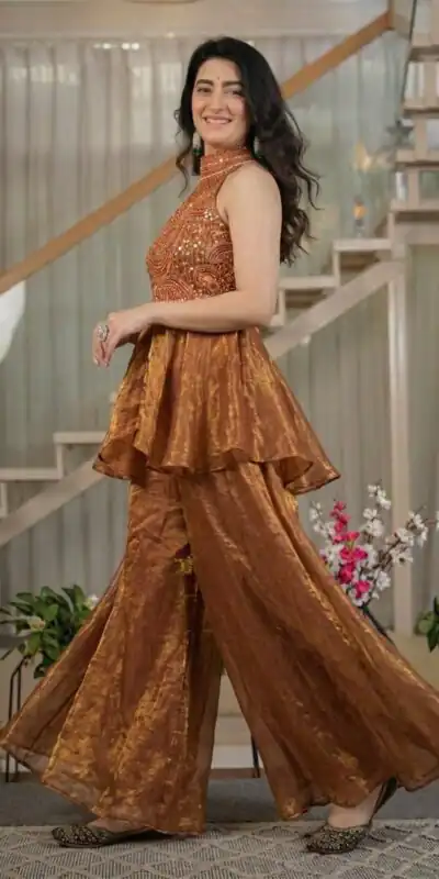NF 1287 Rust in Color Fandy Silk Designer Work Salwar Suit . Affordable Price ₹2449. Delivery 4-6 Working Days. Shop now. | Jump Suits, Salwar suit, Designer Suits, Casual Suits, Creative suits, Palazzo Suits, Party Wear Suits, Patiala Suits, Straight Suits