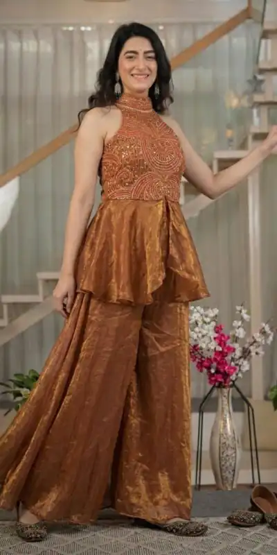 NF 1287 Rust in Color Fandy Silk Designer Work Salwar Suit . Affordable Price ₹2449. Delivery 4-6 Working Days. Shop now. | Jump Suits, Salwar suit, Designer Suits, Casual Suits, Creative suits, Palazzo Suits, Party Wear Suits, Patiala Suits, Straight Suits