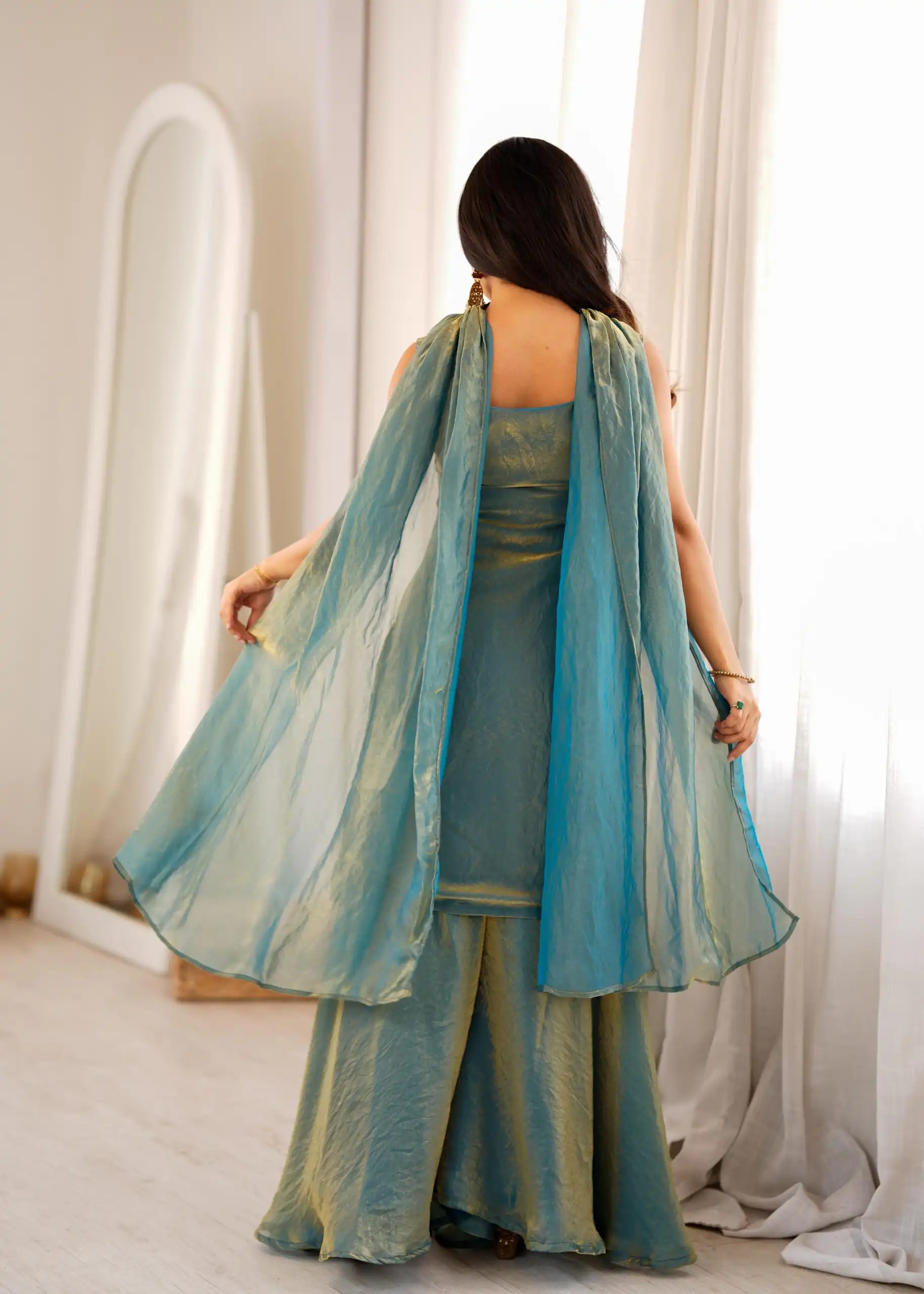 KB 306 Blue Fendy Silk Salwar Suit with Mirror Work & Embroidery Work. Best Price ₹1999. Delivery 4-6 Working Days. Shop now. | Jump Suits, Salwar suit, Designer Suits, Casual Suits, Creative suits, Palazzo Suits, Party Wear Suits, Patiala Suits, Straight Suits