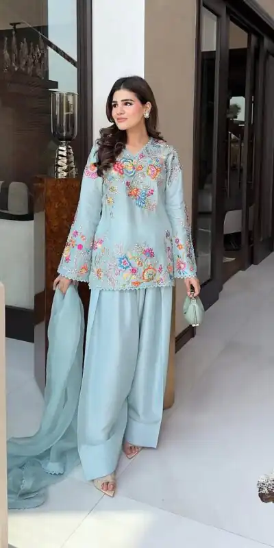 BE 469 Sky Blue in Organza ace Work & Embroidery Work Salwar Suit . Special Price ₹2049. Delivery 4-6 Working Days. Shop now. | Jump Suits, Salwar suit, Designer Suits, Casual Suits, Creative suits, Palazzo Suits, Party Wear Suits, Patiala Suits, Straight Suits