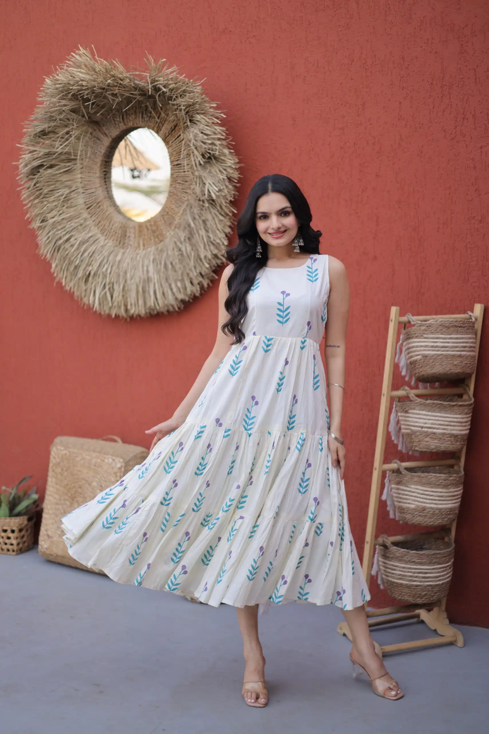 KA 1248 White Cotton Kurti with Printed Work.Wedding, Party, Festive, Events, Exclusive Offer ₹1519. Delivery 4-6 Working Days. Shop now. | Kurti, Bollywood Kurti, Creative Kurtis, Designer Kurti, Party Wear Kurti, Selfie Kurti