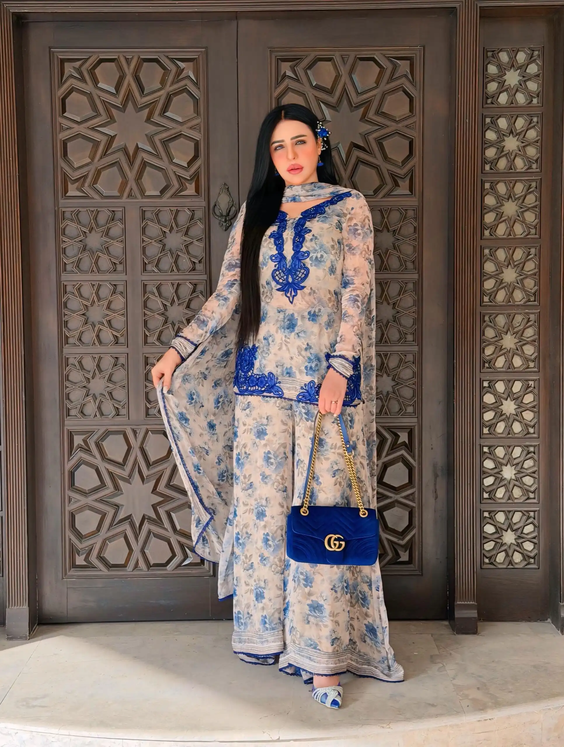 SRK 5352 Cream Faux Georgette Salwar Suit with Designer Work. Affordable Price ₹2049. Delivery 4-6 Working Days. Shop now. | Jump Suits, Salwar suit, Designer Suits, Casual Suits, Creative suits, Palazzo Suits, Party Wear Suits, Patiala Suits, Straight Suits