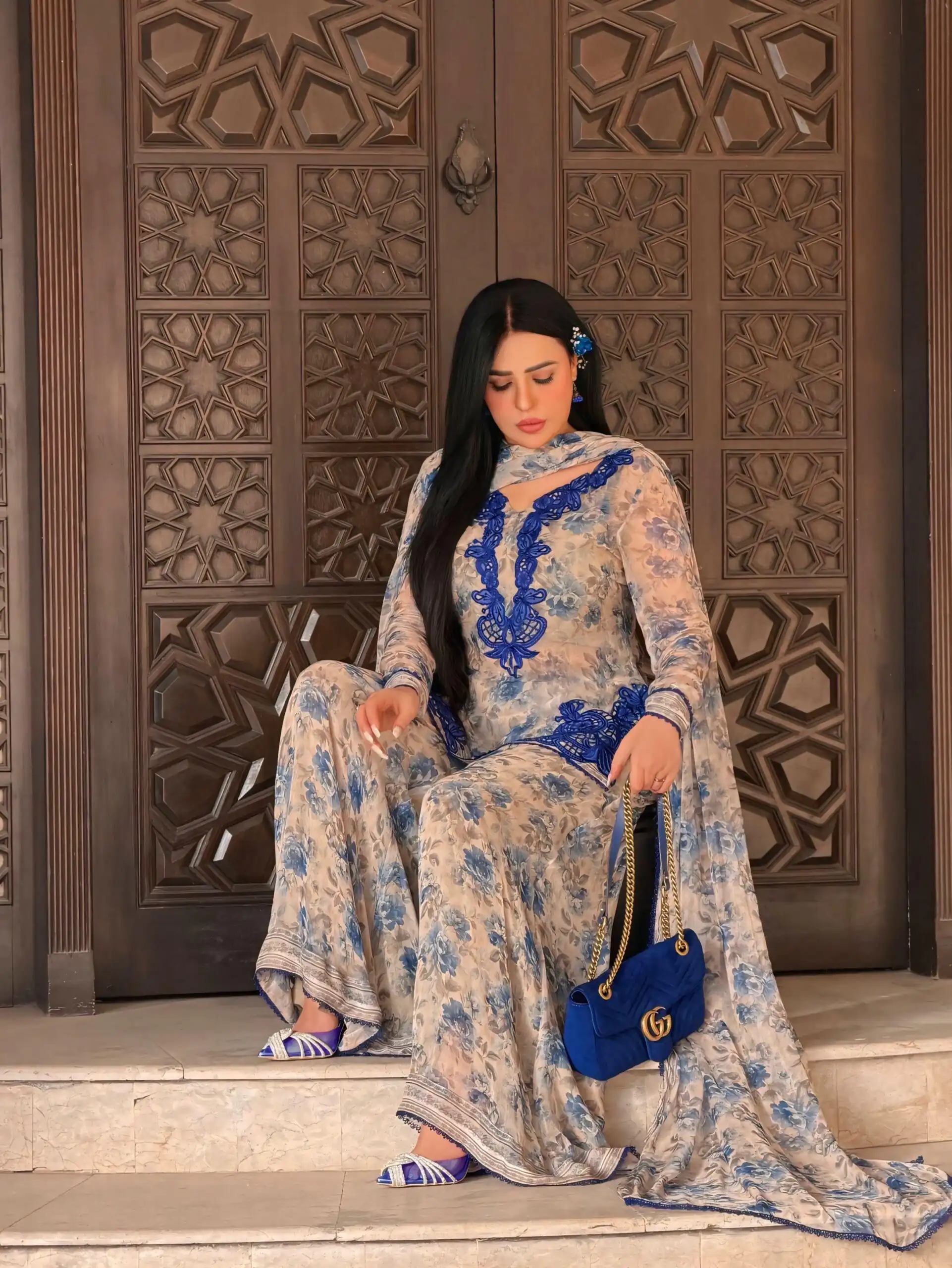 SRK 5352 Cream Faux Georgette Salwar Suit with Designer Work. Affordable Price ₹2049. Delivery 4-6 Working Days. Shop now. | Jump Suits, Salwar suit, Designer Suits, Casual Suits, Creative suits, Palazzo Suits, Party Wear Suits, Patiala Suits, Straight Suits