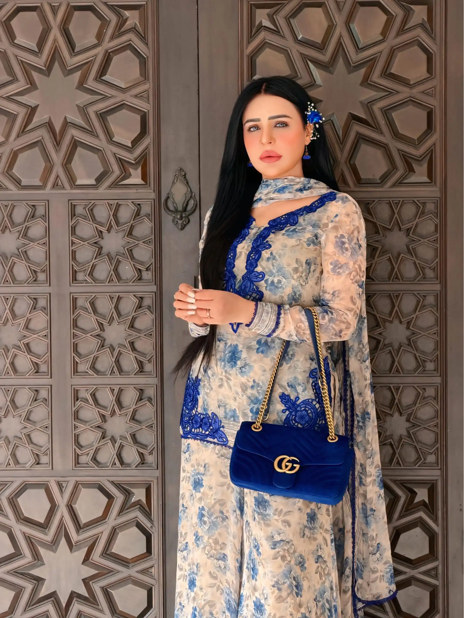 SRK 5352 Cream Faux Georgette Salwar Suit with Designer Work. Affordable Price ₹2049. Delivery 4-6 Working Days. Shop now. | Jump Suits, Salwar suit, Designer Suits, Casual Suits, Creative suits, Palazzo Suits, Party Wear Suits, Patiala Suits, Straight Suits