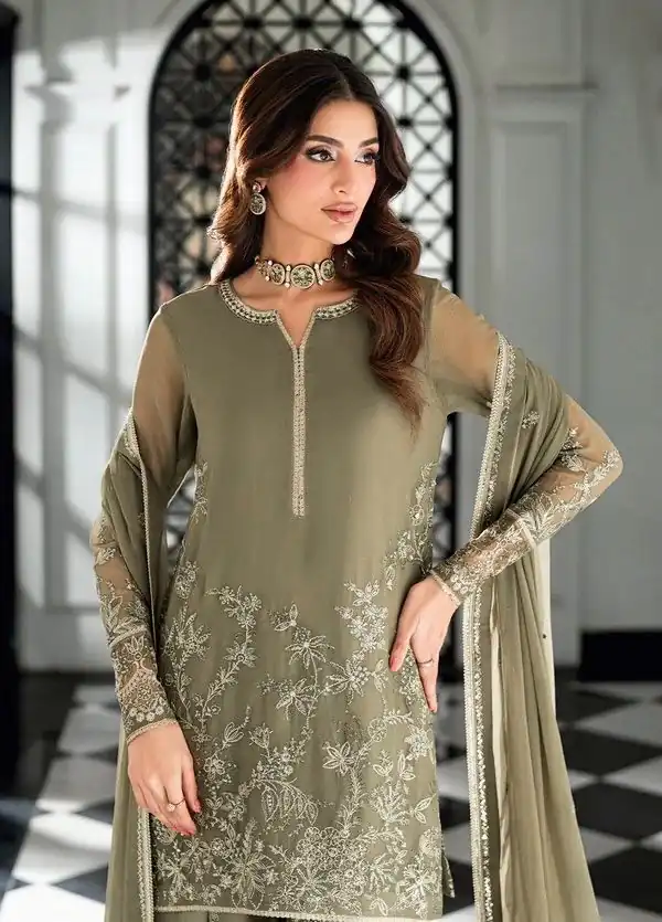 RTC 6037 Sage Green Faux Georgette Salwar Suit with Designer Work. Affordable Price ₹2149. Delivery 4-6 Working Days. Shop now. | Jump Suits, Salwar suit, Designer Suits, Casual Suits, Creative suits, Palazzo Suits, Party Wear Suits, Patiala Suits, Straight Suits