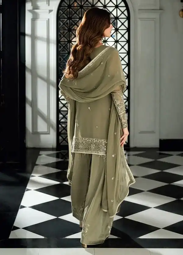 RTC 6037 Sage Green Faux Georgette Salwar Suit with Designer Work. Affordable Price ₹2149. Delivery 4-6 Working Days. Shop now. | Jump Suits, Salwar suit, Designer Suits, Casual Suits, Creative suits, Palazzo Suits, Party Wear Suits, Patiala Suits, Straight Suits