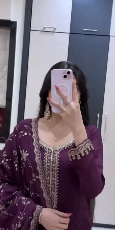 JF 048 Wine Color Georgette Salwar Suit with Designer Work. Affordable Price ₹2149. Delivery 4-6 Working Days. Online Shop now. | Jump Suits, Salwar suit, Designer Suits, Casual Suits, Creative suits, Palazzo Suits, Party Wear Suits, Patiala Suits, Straight Suits