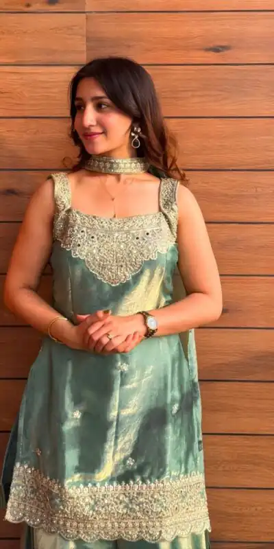 NF 1284 Green Fandy Silk Salwar Suit with Embroidery Work. Wedding, Party, Festive, Events Now at just ₹1999. Delivery 4-6 Working Days. Shop now. | Jump Suits, Salwar suit, Designer Suits, Casual Suits, Creative suits, Palazzo Suits, Party Wear Suits, Patiala Suits, Straight Suits