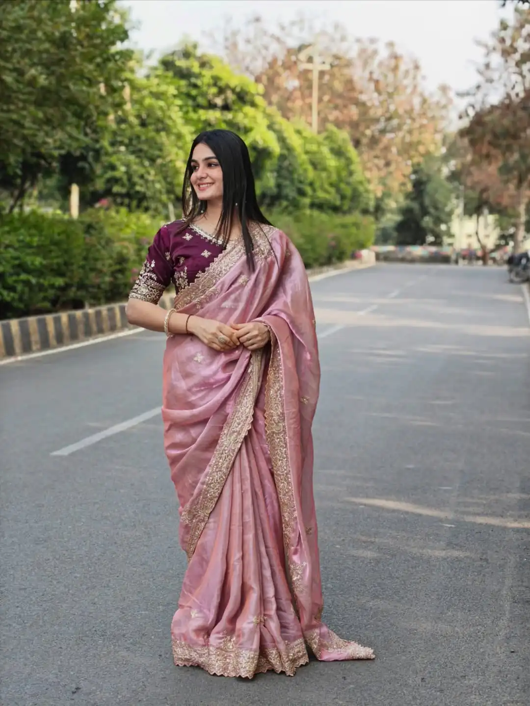 JR 666 Pink Fendy Satin Saree Perfect for Wedding, Party, Durga Puja, Raksha Bandhan, Sangeet – . Festive Deal ₹1949. Delivery 4-6 Working Days. | Sarees, Bollywood Sarees, Creative Sarees, Designer Sarees, Embroidered Sarees, Ethnic Saree, Modern Digital sarees, Party Wear Sarees