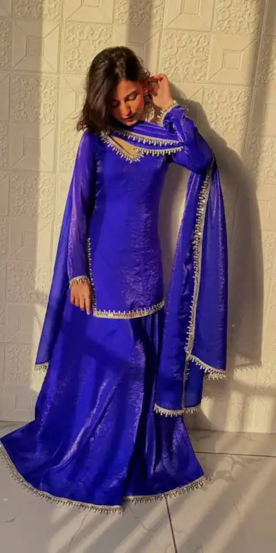ZB 5063 Royal Blue Fandy Silk Salwar Suit with Embroidery Work. Wedding, Party, Festive, Events Now at just ₹1949. Delivery 4-6 Working Days. Shop now. | Jump Suits, Salwar suit, Designer Suits, Casual Suits, Creative suits, Palazzo Suits, Party Wear Suits, Patiala Suits, Straight Suits