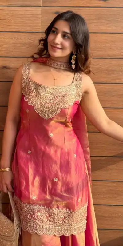NF 1284 Rust Fandy Silk Salwar Suit with Embroidery Work. Wedding, Party, Festive, Events Now at just ₹1999. Delivery 4-6 Working Days. Shop now. | Jump Suits, Salwar suit, Designer Suits, Casual Suits, Creative suits, Palazzo Suits, Party Wear Suits, Patiala Suits, Straight Suits