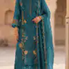 FC 1220 Blue Crunchy Salwar Suit with Embroidery Work. Wedding, Party, Festive, Events Grab it for ₹2149. Delivery 4-6 Working Days. Shop now. | Jump Suits, Salwar suit, Designer Suits, Casual Suits, Creative suits, Palazzo Suits, Party Wear Suits, Patiala Suits, Straight Suits