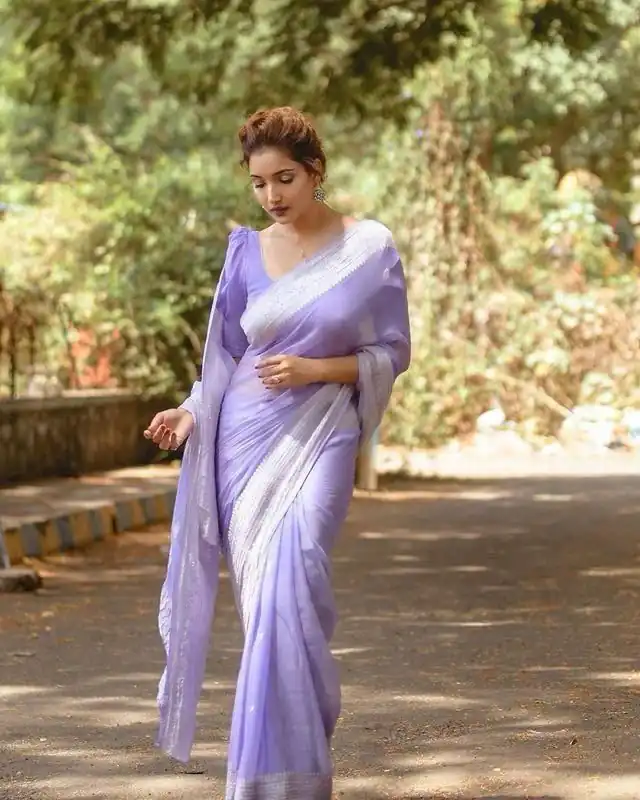 KPR 120 Lavender Soft Lilan Slab Saree Perfect for Wedding, Party, Lohri, Durga Puja, Pongal – . Get it for ₹1349. Delivery 4-6 Working Days. Shop now. | Sarees, Bollywood Sarees, Creative Sarees, Designer Sarees, Embroidered Sarees, Ethnic Saree, Modern Digital sarees, Party Wear Sarees