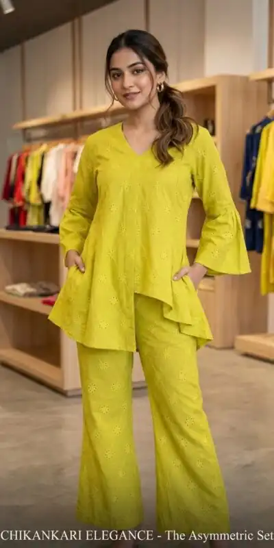 LG 2111 Lime Yellow Cotton Salwar Suit with Embroidery Work. Introductory Price ₹1999. Delivery 4-6 Working Days. Shop now. | Jump Suits, Salwar suit, Designer Suits, Casual Suits, Creative suits, Palazzo Suits, Party Wear Suits, Patiala Suits, Straight Suits