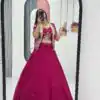 PC 566 Pink Color Chinon silk Lehenga Choli with Cut Work. Special Online Price ₹2649. Delivery 4-6 Working Days. Shop now. | Lehenga, Bollywood Lehenga, Creative Lehenga, Designer Lehenga, Embroidered Lehenga, Party Wear Lehenga