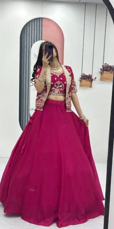 PC 566 Pink Color Chinon silk Lehenga Choli with Cut Work. Special Online Price ₹2649. Delivery 4-6 Working Days. Shop now. | Lehenga, Bollywood Lehenga, Creative Lehenga, Designer Lehenga, Embroidered Lehenga, Party Wear Lehenga