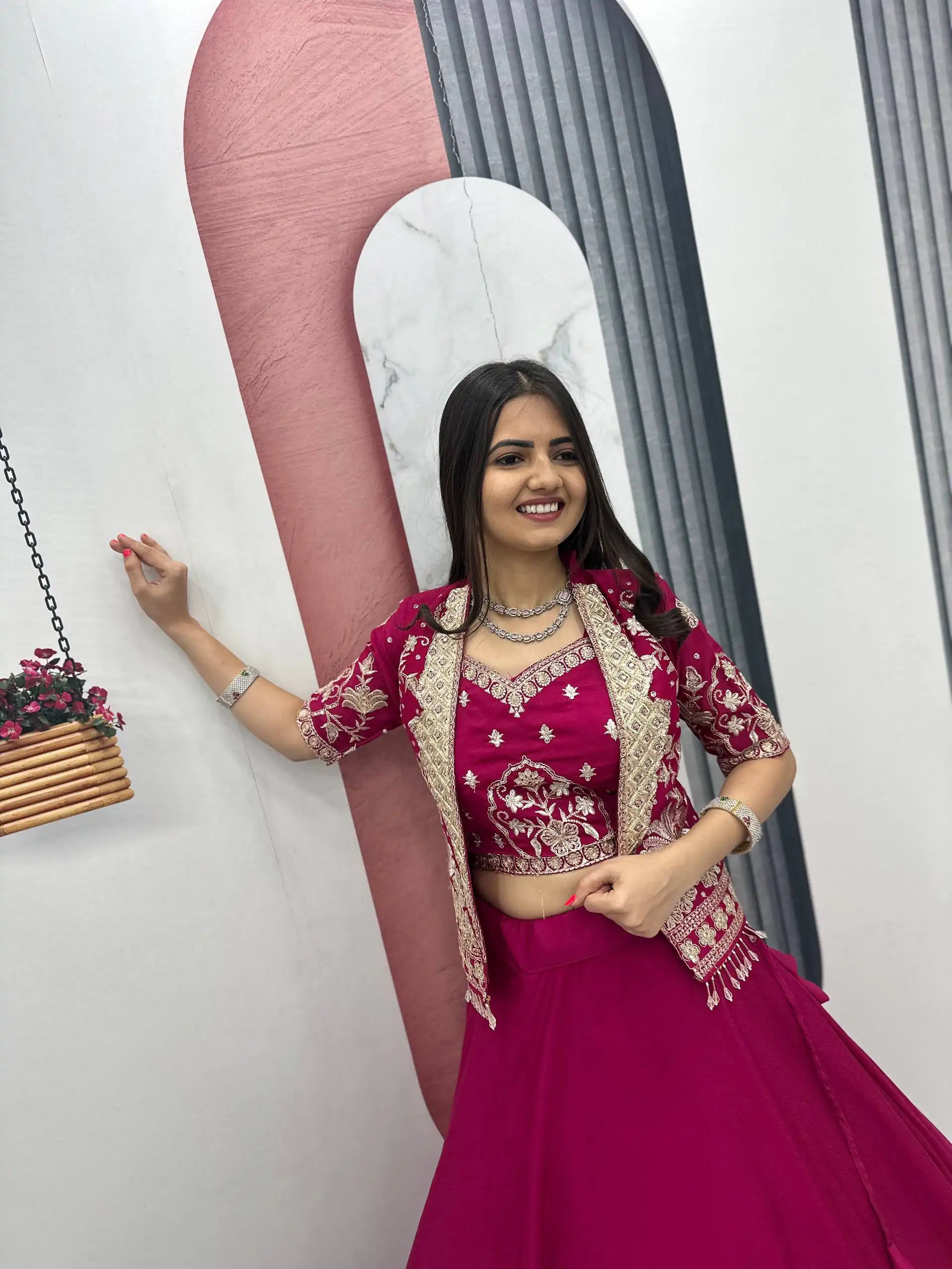 PC 566 Pink Color Chinon silk Lehenga Choli with Cut Work. Special Online Price ₹2649. Delivery 4-6 Working Days. Shop now. | Lehenga, Bollywood Lehenga, Creative Lehenga, Designer Lehenga, Embroidered Lehenga, Party Wear Lehenga
