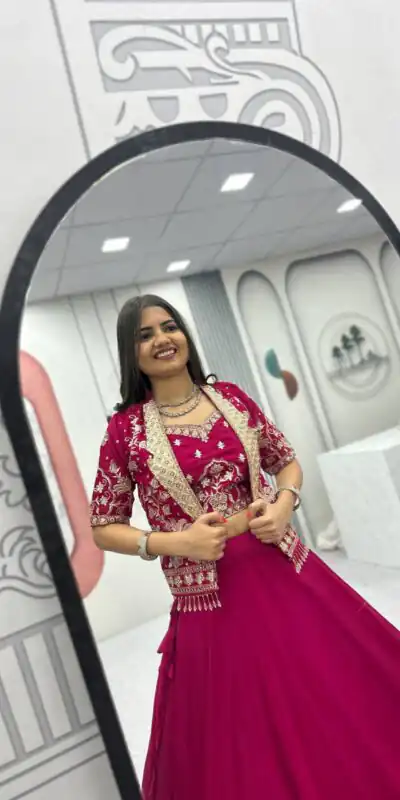 PC 566 Pink Color Chinon silk Lehenga Choli with Cut Work. Special Online Price ₹2649. Delivery 4-6 Working Days. Shop now. | Lehenga, Bollywood Lehenga, Creative Lehenga, Designer Lehenga, Embroidered Lehenga, Party Wear Lehenga