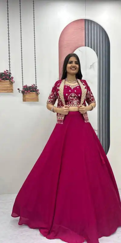 PC 566 Pink Color Chinon silk Lehenga Choli with Cut Work. Special Online Price ₹2649. Delivery 4-6 Working Days. Shop now. | Lehenga, Bollywood Lehenga, Creative Lehenga, Designer Lehenga, Embroidered Lehenga, Party Wear Lehenga