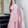 DC 114 Pink Fandy Satin Salwar Suit with Embroidery Work & Lace Work. Exclusive Offer ₹1899. Delivery 4-6 Working Days. Shop now. | Jump Suits, Salwar suit, Designer Suits, Casual Suits, Creative suits, Palazzo Suits, Party Wear Suits, Patiala Suits, Straight Suits