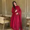VLM 337 Red Roman Silk Gown Perfect for Wedding, Party, Ethnic Day, Haldi, Diwali – . Festive Deal ₹2099. Delivery 4-6 Working Days. Shop now. | Gowns, Bollywood Gowns, Creative Gowns, Designer Gowns, Embroidered Gowns, Party Wear Gowns