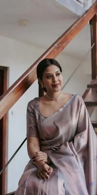 KPR 146 Grey in Soft Lichi Silk Jacquard Work Designer Work Saree . Exclusive Offer ₹1399. Delivery 4-6 Working Days. Shop now. | Sarees, Bollywood Sarees, Creative Sarees, Designer Sarees, Embroidered Sarees, Ethnic Saree, Modern Digital sarees, Party Wear Sarees