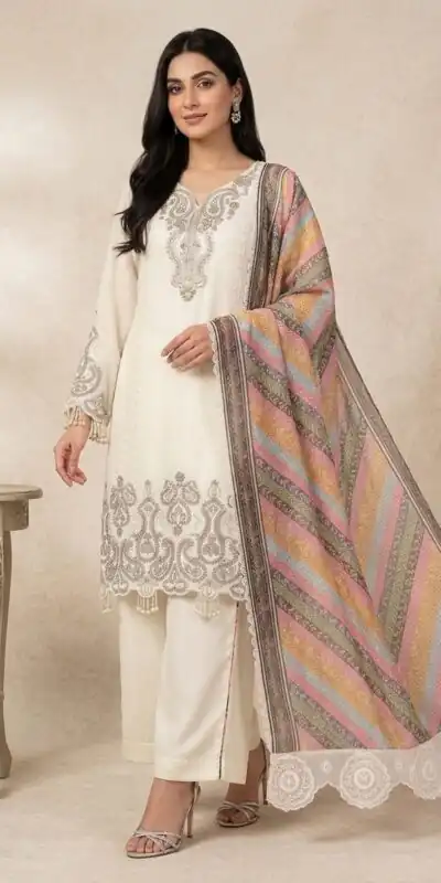 LG 2103 Cream in Star Georgette Embroidery Work Salwar Suit . Introductory Price ₹2449. Delivery 4-6 Working Days. Shop now. | Jump Suits, Salwar suit, Designer Suits, Casual Suits, Creative suits, Palazzo Suits, Party Wear Suits, Patiala Suits, Straight Suits