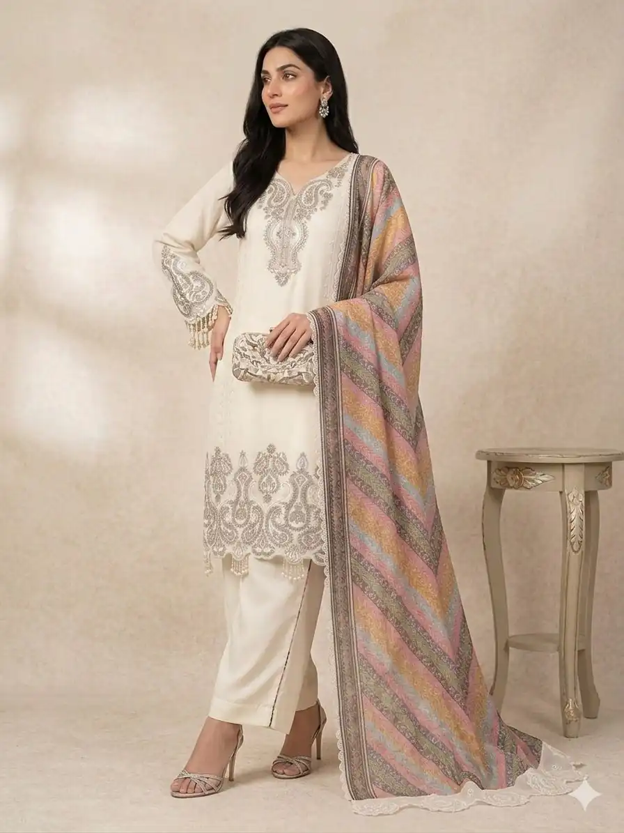 LG 2103 Cream in Star Georgette Embroidery Work Salwar Suit . Introductory Price ₹2449. Delivery 4-6 Working Days. Shop now. | Jump Suits, Salwar suit, Designer Suits, Casual Suits, Creative suits, Palazzo Suits, Party Wear Suits, Patiala Suits, Straight Suits