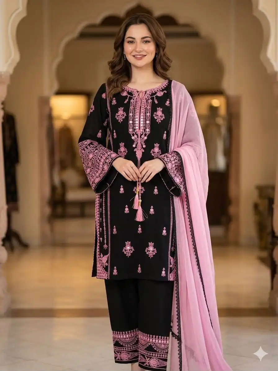 BE 465 Black in Faux Georgette Mirror Embroidery Work Salwar Suit . Best Price ₹1999. Delivery 4-6 Working Days. Shop now. | Jump Suits, Salwar suit, Designer Suits, Casual Suits, Creative suits, Palazzo Suits, Party Wear Suits, Patiala Suits, Straight Suits