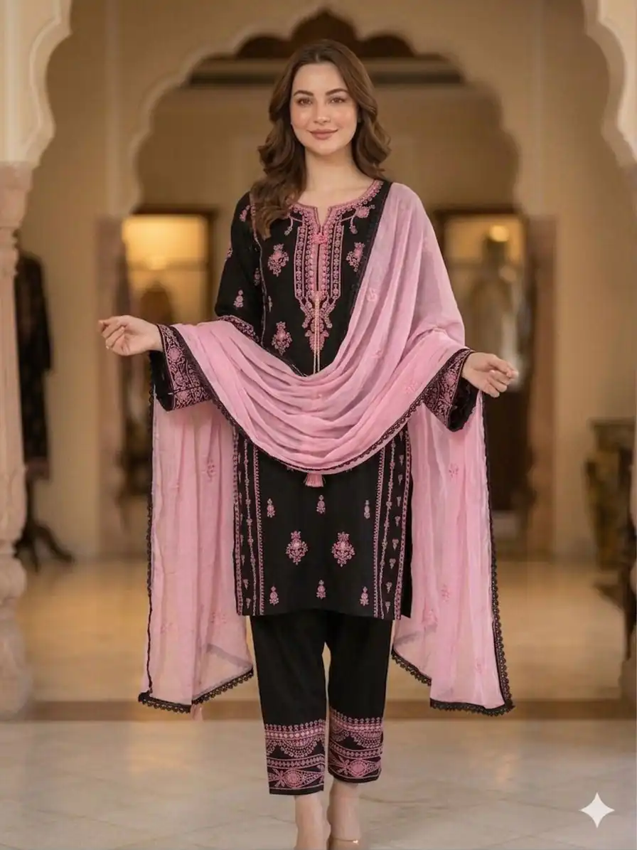 BE 465 Black in Faux Georgette Mirror Embroidery Work Salwar Suit . Best Price ₹1999. Delivery 4-6 Working Days. Shop now. | Jump Suits, Salwar suit, Designer Suits, Casual Suits, Creative suits, Palazzo Suits, Party Wear Suits, Patiala Suits, Straight Suits
