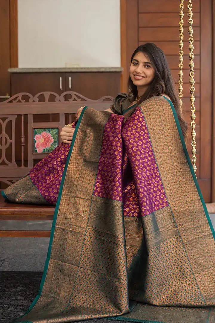 KPR 220 Maroon Soft Lichi Silk Saree Perfect for Wedding, Party, Reception, Diwali, Ethnic Day – . Affordable Price ₹1449. Delivery 4-6 Working Days. | Sarees, Bollywood Sarees, Creative Sarees, Designer Sarees, Embroidered Sarees, Ethnic Saree, Modern Digital sarees, Party Wear Sarees