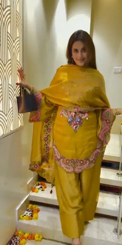 SRK 5348 Mustered Color Georgette Mirror Embroidery Work Salwar Suit . Best Price ₹2399. Delivery 4-6 Working Days. Shop now. | Jump Suits, Salwar suit, Designer Suits, Casual Suits, Creative suits, Palazzo Suits, Party Wear Suits, Patiala Suits, Straight Suits