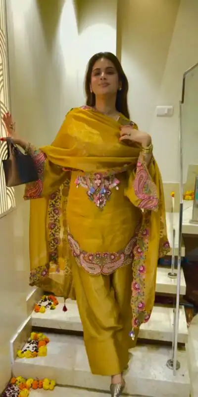 SRK 5348 Mustered Color Georgette Mirror Embroidery Work Salwar Suit . Best Price ₹2399. Delivery 4-6 Working Days. Shop now. | Jump Suits, Salwar suit, Designer Suits, Casual Suits, Creative suits, Palazzo Suits, Party Wear Suits, Patiala Suits, Straight Suits