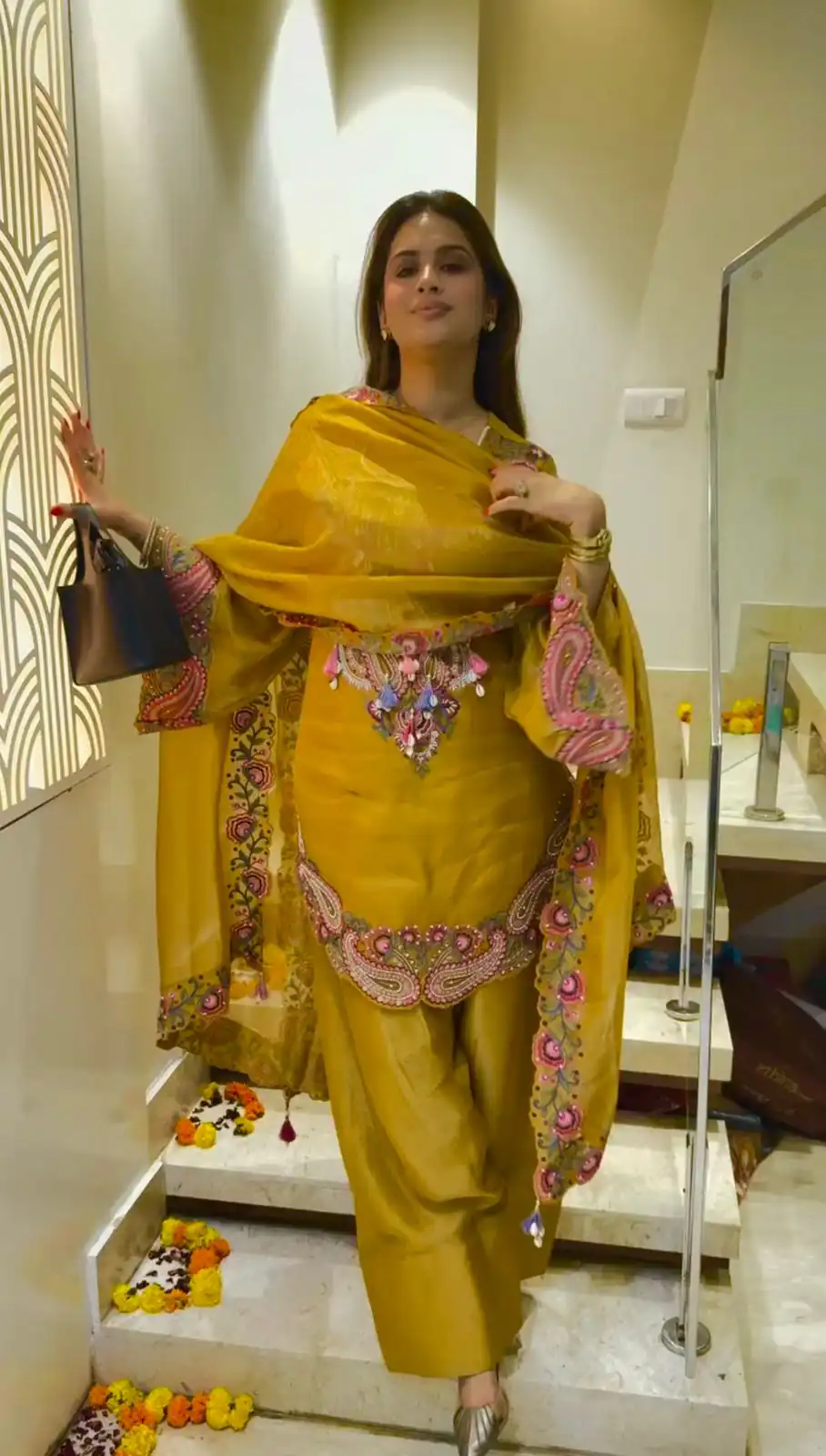 SRK 5348 Mustered Color Georgette Mirror Embroidery Work Salwar Suit . Best Price ₹2399. Delivery 4-6 Working Days. Shop now. | Jump Suits, Salwar suit, Designer Suits, Casual Suits, Creative suits, Palazzo Suits, Party Wear Suits, Patiala Suits, Straight Suits
