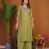 DIVA 152 Pista Color Roman Silk Salwar Suit with Embroidery Work. Available at ₹2399 only. Delivery 4-6 Working Days. Shop now. | Jump Suits, Salwar suit, Designer Suits, Casual Suits, Creative suits, Palazzo Suits, Party Wear Suits, Patiala Suits, Straight Suits