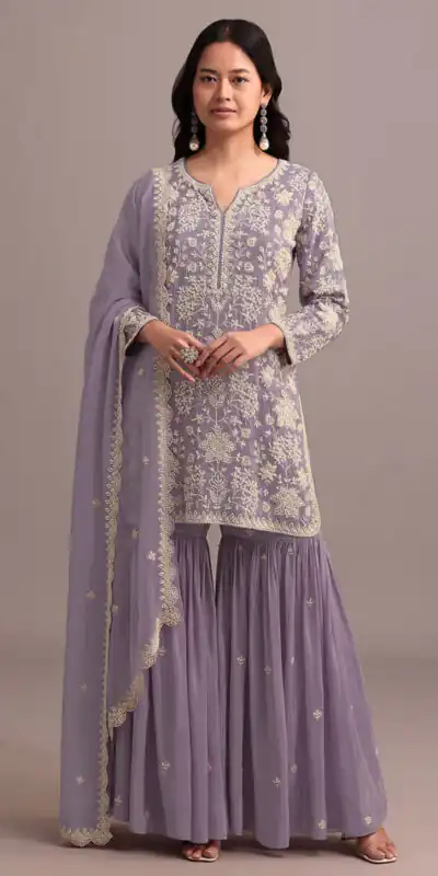 FC 703 Purple in Georgette Embroidery Work & Lace Work Salwar Suit . Festive Deal ₹2549. Delivery 4-6 Working Days. Shop now. | Jump Suits, Salwar suit, Designer Suits, Casual Suits, Creative suits, Palazzo Suits, Party Wear Suits, Patiala Suits, Straight Suits