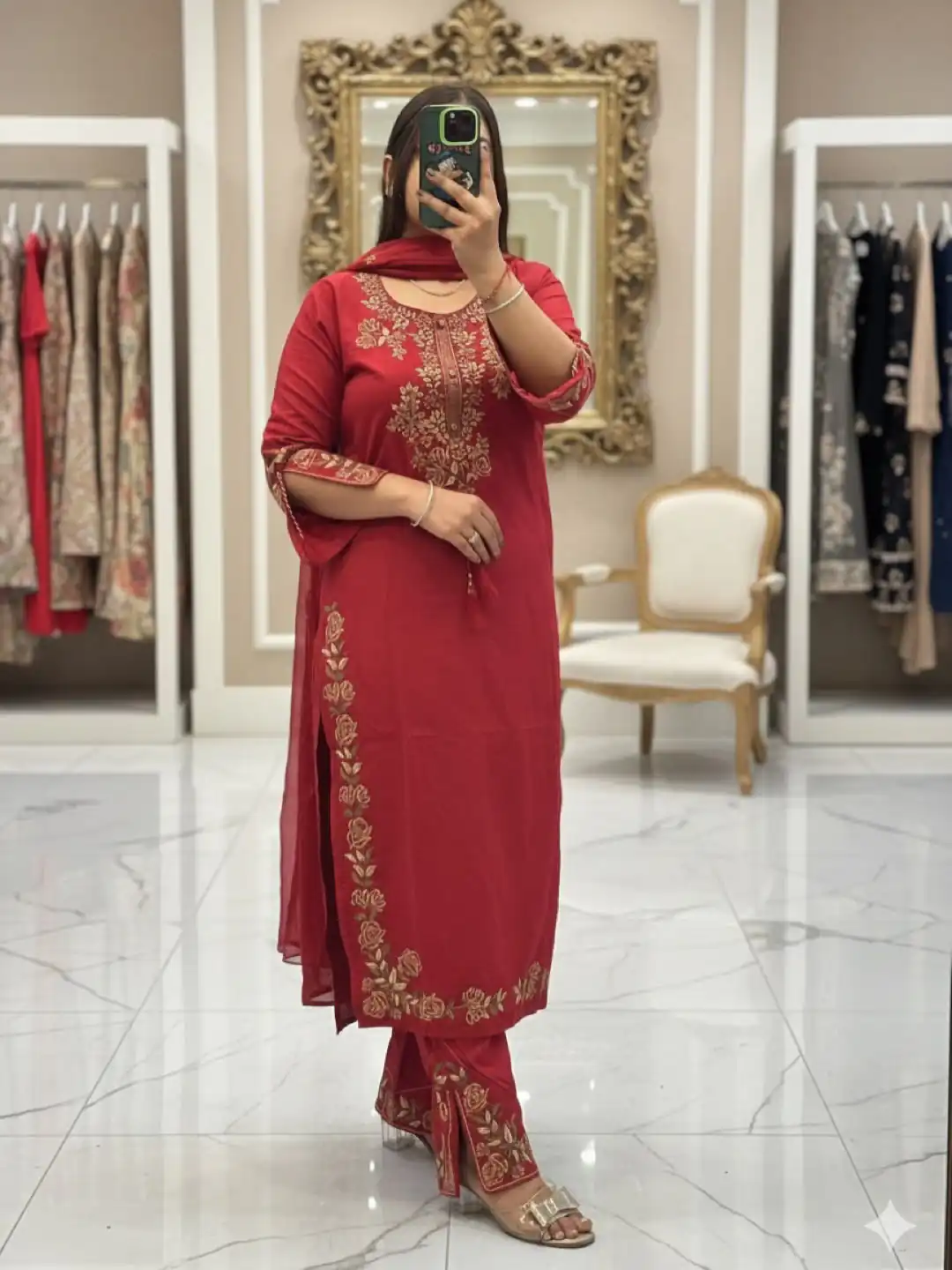 BE 473 Red Color Roman Silk Salwar Suit with Embroidery Work. Available at ₹1999 only. Delivery 4-6 Working Days. Shop now. | Jump Suits, Salwar suit, Designer Suits, Casual Suits, Creative suits, Palazzo Suits, Party Wear Suits, Patiala Suits, Straight Suits