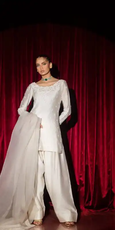 LG 2075 White Color Roman Silk Salwar Suit with Embroidery Work. Available at ₹2499 only. Delivery 4-6 Working Days. Shop now. | Jump Suits, Salwar suit, Designer Suits, Casual Suits, Creative suits, Palazzo Suits, Party Wear Suits, Patiala Suits, Straight Suits