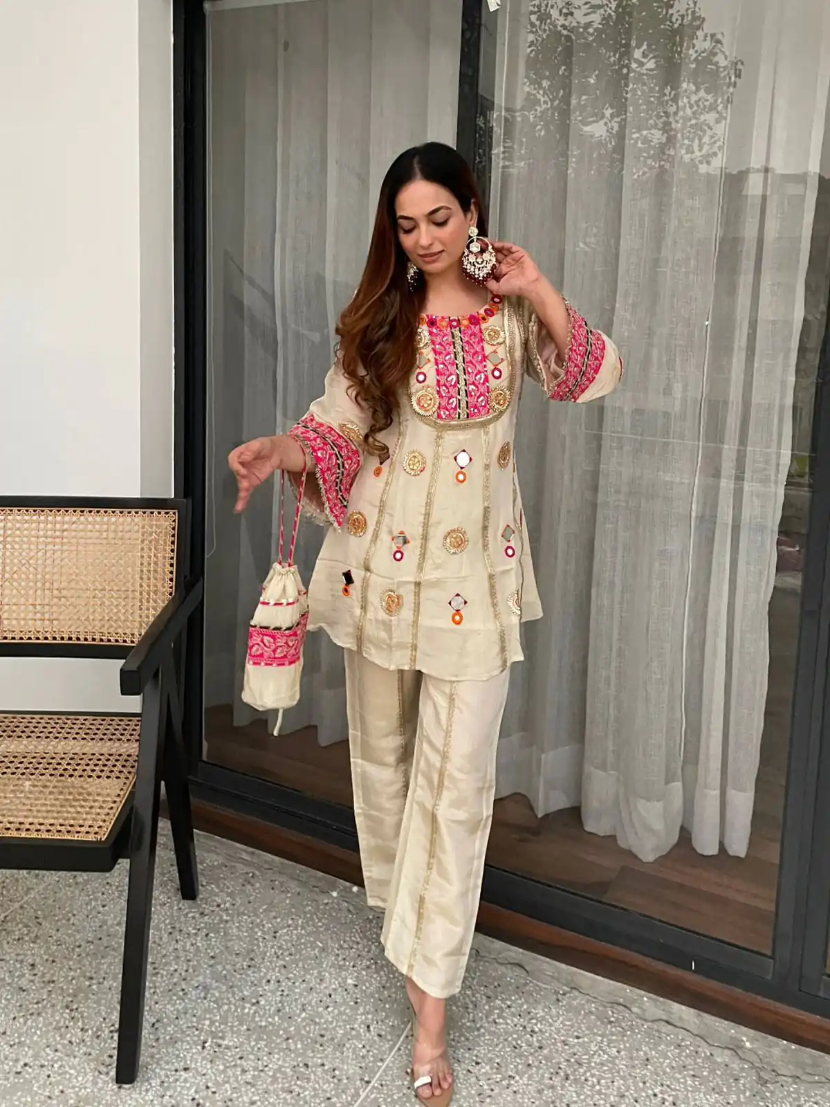 LG 2091 Cream in Cos Moss Mirror Work & Embroidery Work Salwar Suit . Festive Deal ₹2049. Delivery 4-6 Working Days. Shop now. | Jump Suits, Salwar suit, Designer Suits, Casual Suits, Creative suits, Palazzo Suits, Party Wear Suits, Patiala Suits, Straight Suits