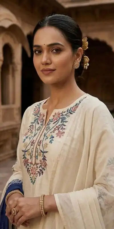 LG 2113 Off Whit eCrape Silk with Embroidery Work Salwar Suit . Introductory Price ₹2049. Delivery 4-6 Working Days. Shop now. | Jump Suits, Salwar suit, Designer Suits, Casual Suits, Creative suits, Palazzo Suits, Party Wear Suits, Patiala Suits, Straight Suits