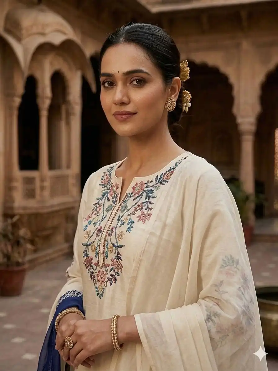 LG 2113 Off Whit eCrape Silk with Embroidery Work Salwar Suit . Introductory Price ₹2049. Delivery 4-6 Working Days. Shop now. | Jump Suits, Salwar suit, Designer Suits, Casual Suits, Creative suits, Palazzo Suits, Party Wear Suits, Patiala Suits, Straight Suits