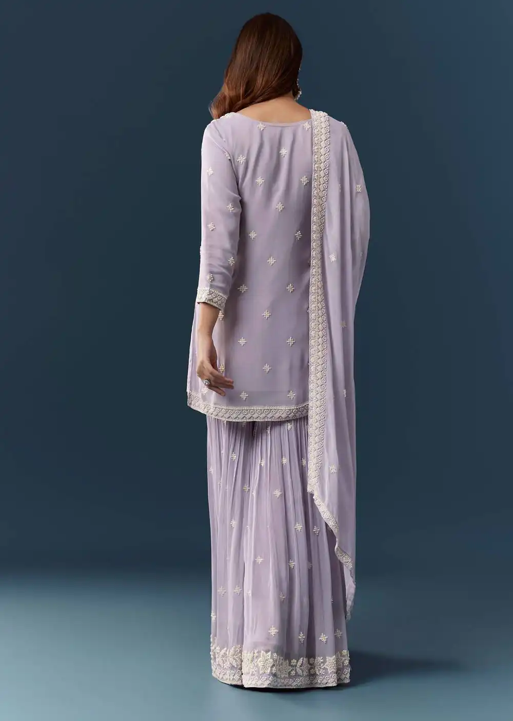 FC 727 Lavender Chiffon Georgette Salwar Suit. Perfect for Wedding, Party, Baby Shower, Pooja, Temple Visit – Grab it for ₹2599. Delivery 4-6 Work | Jump Suits, Salwar suit, Designer Suits, Casual Suits, Creative suits, Palazzo Suits, Party Wear Suits, Patiala Suits, Straight Suits
