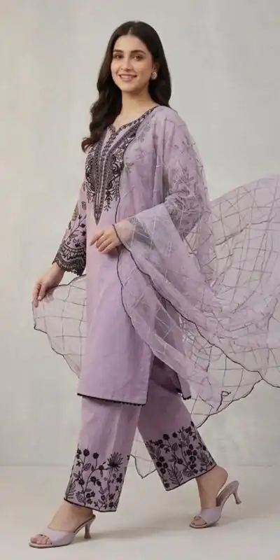 LG 2101 Purple Color Mal Cotton Embroidery Work Salwar Suit . Wedding, Party, Festive, Events, Get it for ₹2099. Delivery 4-6 Working Days. Shop now. | Jump Suits, Salwar suit, Designer Suits, Casual Suits, Creative suits, Palazzo Suits, Party Wear Suits, Patiala Suits, Straight Suits