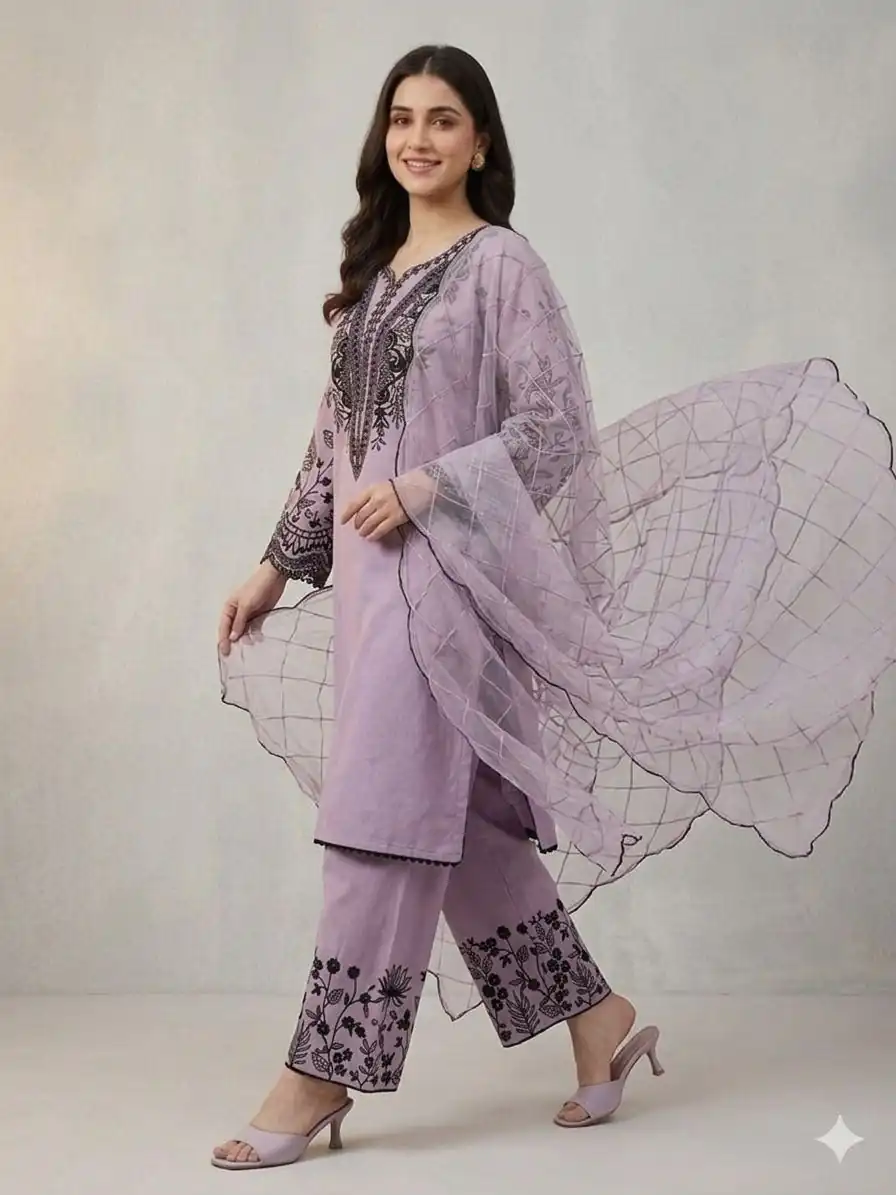LG 2101 Purple Color Mal Cotton Embroidery Work Salwar Suit . Wedding, Party, Festive, Events, Get it for ₹2099. Delivery 4-6 Working Days. Shop now. | Jump Suits, Salwar suit, Designer Suits, Casual Suits, Creative suits, Palazzo Suits, Party Wear Suits, Patiala Suits, Straight Suits
