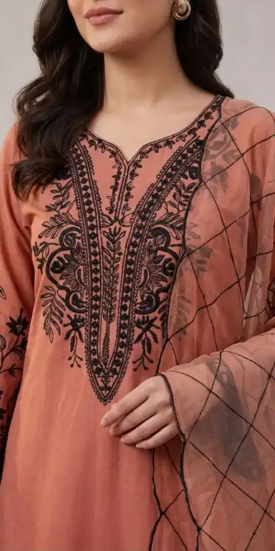 LG 2101 Rust Color Mal Cotton Embroidery Work Salwar Suit . Wedding, Party, Festive, Events, Get it for ₹2099. Delivery 4-6 Working Days. Shop now. | Jump Suits, Salwar suit, Designer Suits, Casual Suits, Creative suits, Palazzo Suits, Party Wear Suits, Patiala Suits, Straight Suits