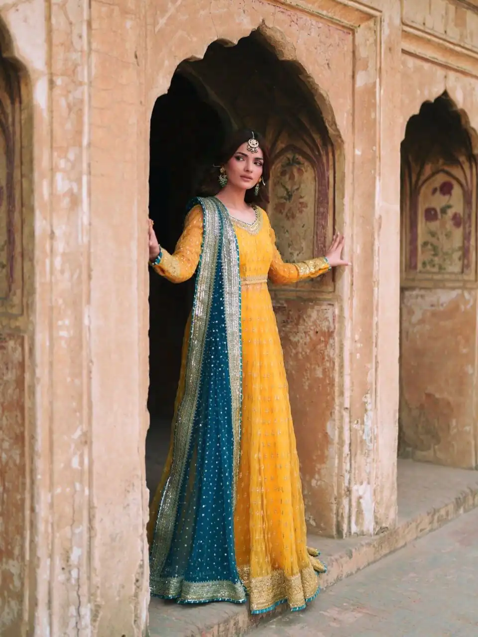 RTC 6033 Yellow Color Soft Net Gown with Gotta Patti Work & Lace Work. Now at just ₹2499. Delivery 4-6 Working Days. Shop now. | Gowns, Bollywood Gowns, Creative Gowns, Designer Gowns, Embroidered Gowns, Party Wear Gowns