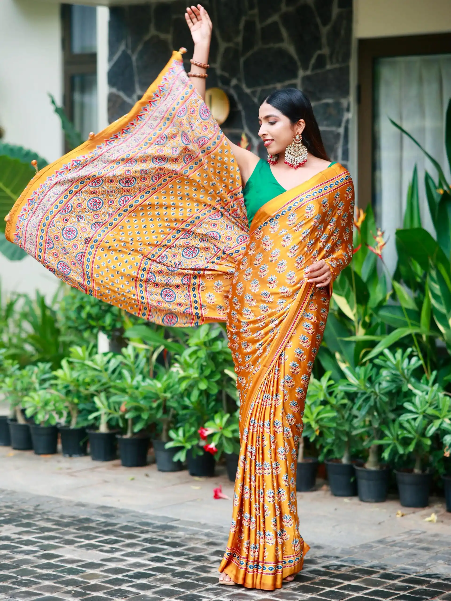 NC 5603 Yellow Color Satin Crap Saree with Mirror Work. Introductory Price ₹1799. Delivery Online 4-6 Working Days. Shop now. | Sarees, Bollywood Sarees, Creative Sarees, Designer Sarees, Embroidered Sarees, Ethnic Saree, Modern Digital sarees, Party Wear Sarees