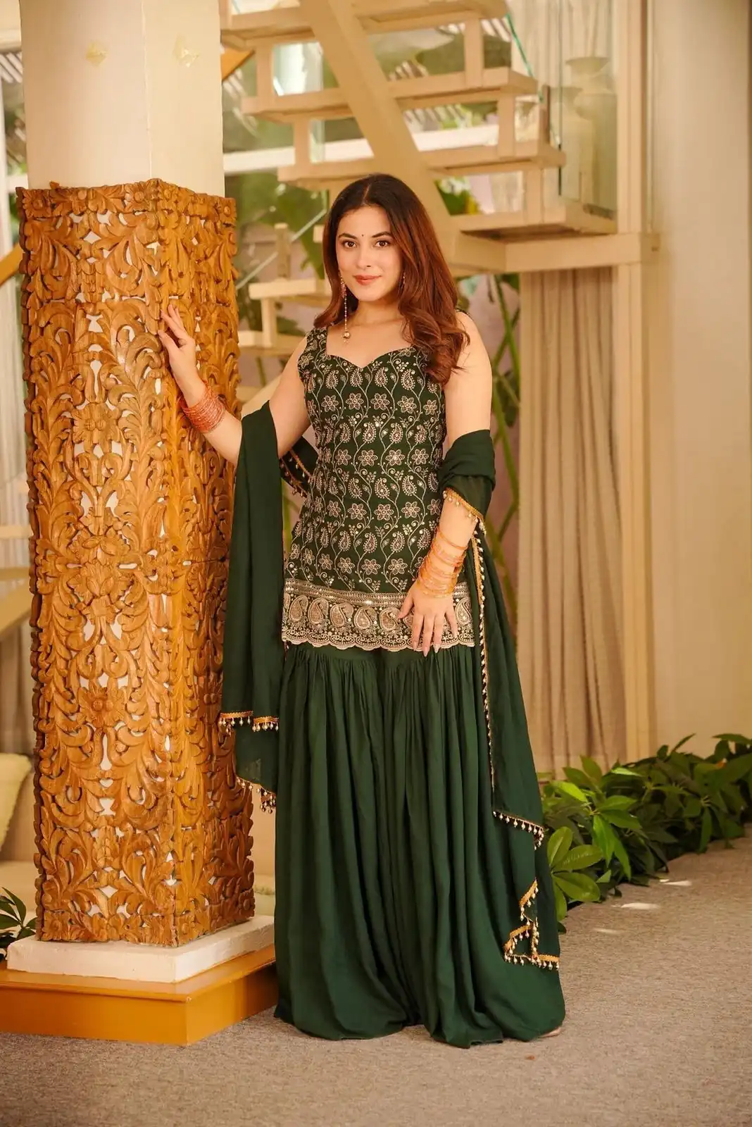MD 3093 Green Blooming Faux Georgette Salwar Suit Perfect for Wedding, Party, Makar Sankranti, Baby Shower, Traditional Day – . Special Price ₹2149. Deliv | Jump Suits, Salwar suit, Designer Suits, Casual Suits, Creative suits, Palazzo Suits, Party Wear Suits, Patiala Suits, Straight Suits